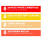 Barnies Coffee Pods With Santas White Christmas, Southern Pecan, Creamy Buttery Caramel, And Cool Cafe Blues, Assorted Variety Pack, 32 Count