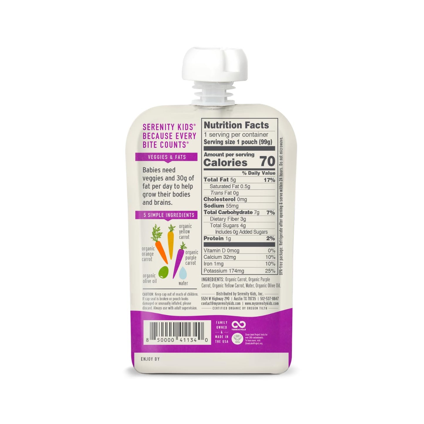 Og2 Serkid Carrot Medley ( 6 X 3.5 Oz   )