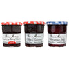 Bonne Maman Holiday Variety Pack - Cranberry-Cherry, Plum, Redcurrant Jelly - 13 oz - Pack of 3