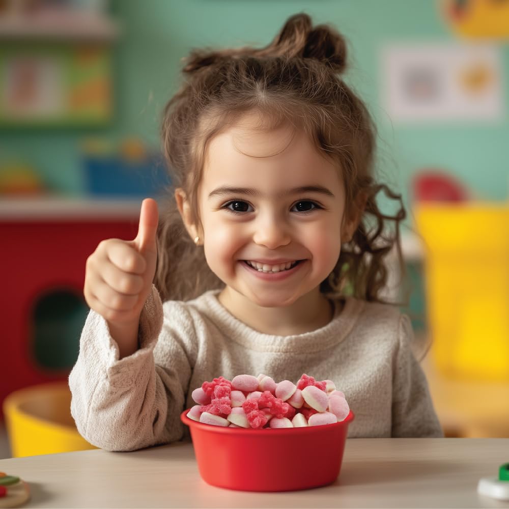 ILIKE! Pink Candy Mix - Sour Gummy Bears & Puffy Gummies, Tutti-Frutti & Strawberry Flavors, 2-Pound Bag