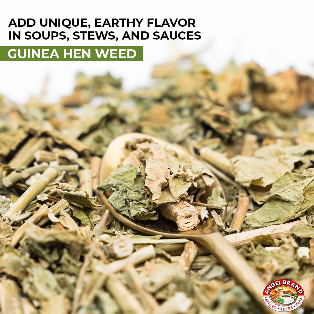 Angel Brand Guinea Hen Leaves Tea - 0.5 Oz Pouch Pack Of 3 Sourced From Lush Tropics, Discover Potent & Versatile Qualities Of O