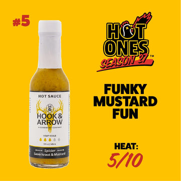 Hot Ones Hot Sauce Challenge Set - Season 27 Heat - Hot Sauces Gift Set - Variety Pack - Made With Natural Ingredients - Unique Small Batch Sampler - 5 Fl Oz Bottles (3-Pack)