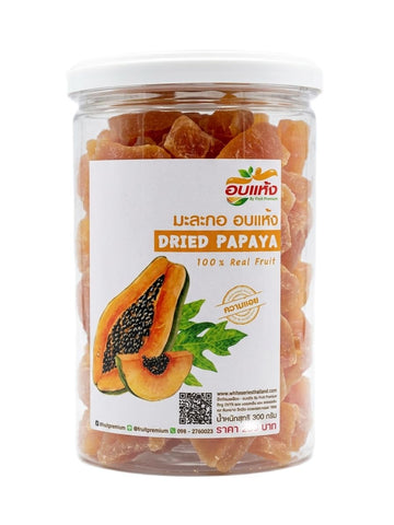????? Soft-Dried Papaya Slices - Low Sugar Tropical Fruit Snack - Chewy and Tender Texture - Non-GMO, Plant-Based - 300g