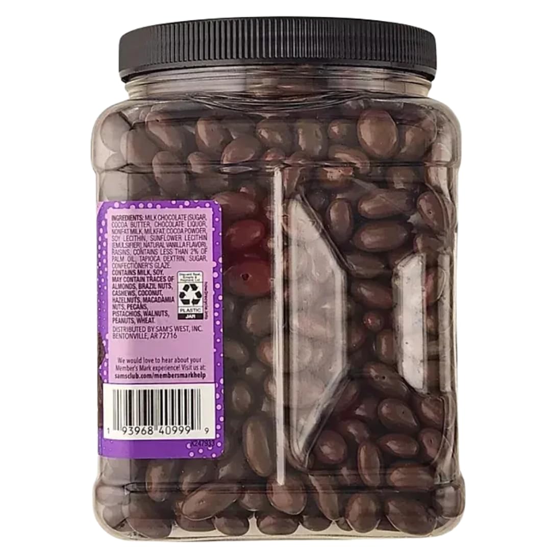 Milk Chocolate Covered Raisins, 54 Oz (2 Pack)