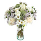 Serenity | White  Cream Fresh Flower Arrangement with Vase | Arabella Bouquets | Flowers for Delivery  Sympathy