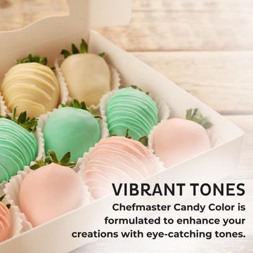 Chefmaster Orange Candy Color | True-Tone Shades | Oil-Based | Professional-Grade Dye | Chocolate, Strawberries, Cake Pops | Dec