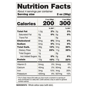 ZENB Plant Based Spaghetti - Made From 100% Yellow Peas, Gluten Free Pasta, Non-GMO, Vegan, Certified Kosher, 17g of Protein & 1