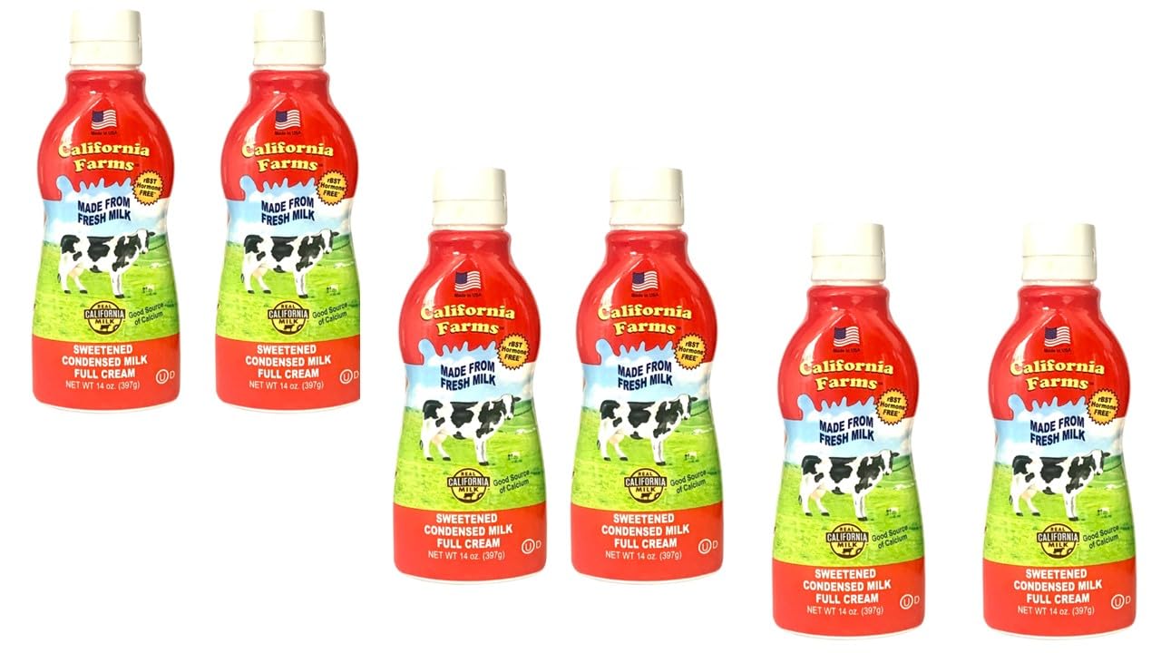 Generic 3 Packs - Sweetend Condensed Milk Full Cream from California Farms - 14 Oz