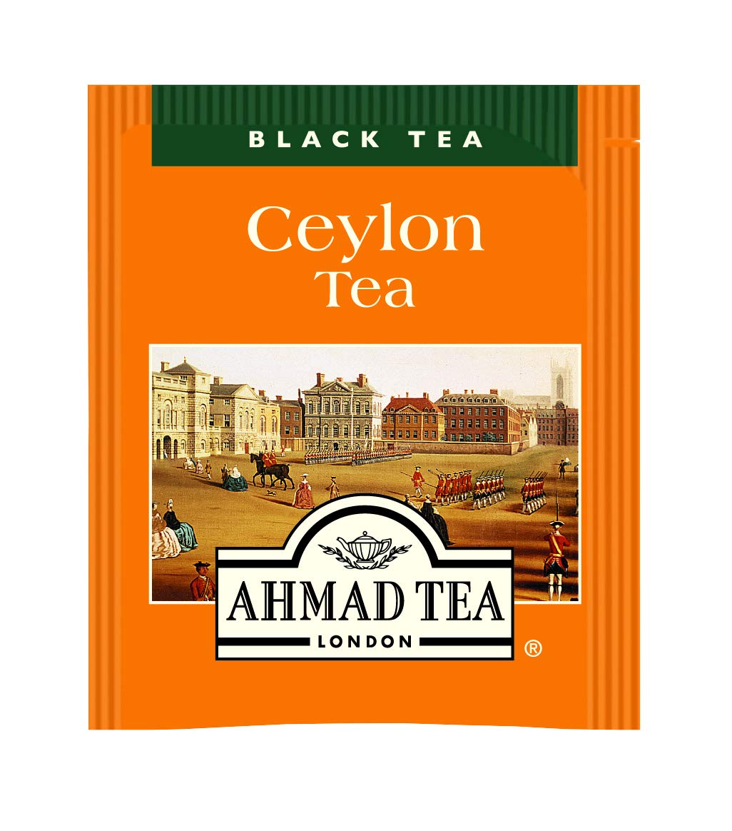 Ahmad Tea Ceylon Tagged Teabags, No Envelopes, 100 Count (Pack Of 1)