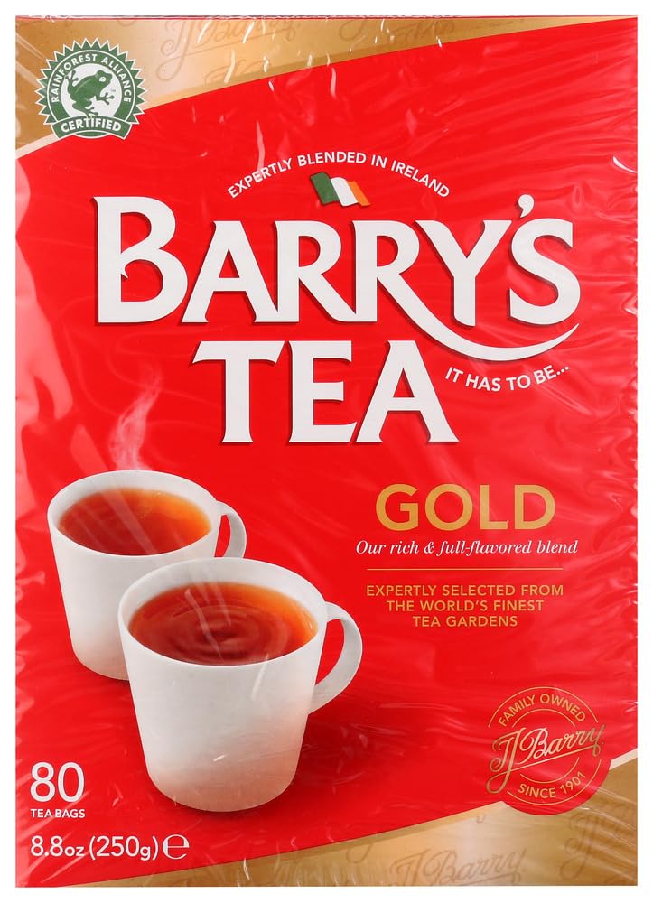 Barrys Tea Gold Blend 80 Tea Bags 4-pack