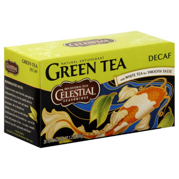 Celestial Seasonings Green Tea DECAF, 20 Count (Pack of 6), Multicolor, Model 00050951