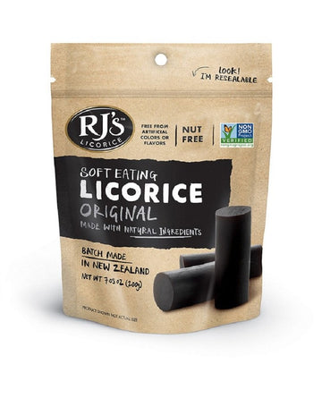 Rj'S Natural Soft Eating Licorice Gummy Candy Delicious Flavor & Delicate Texture 5 X 7.05Oz Bags