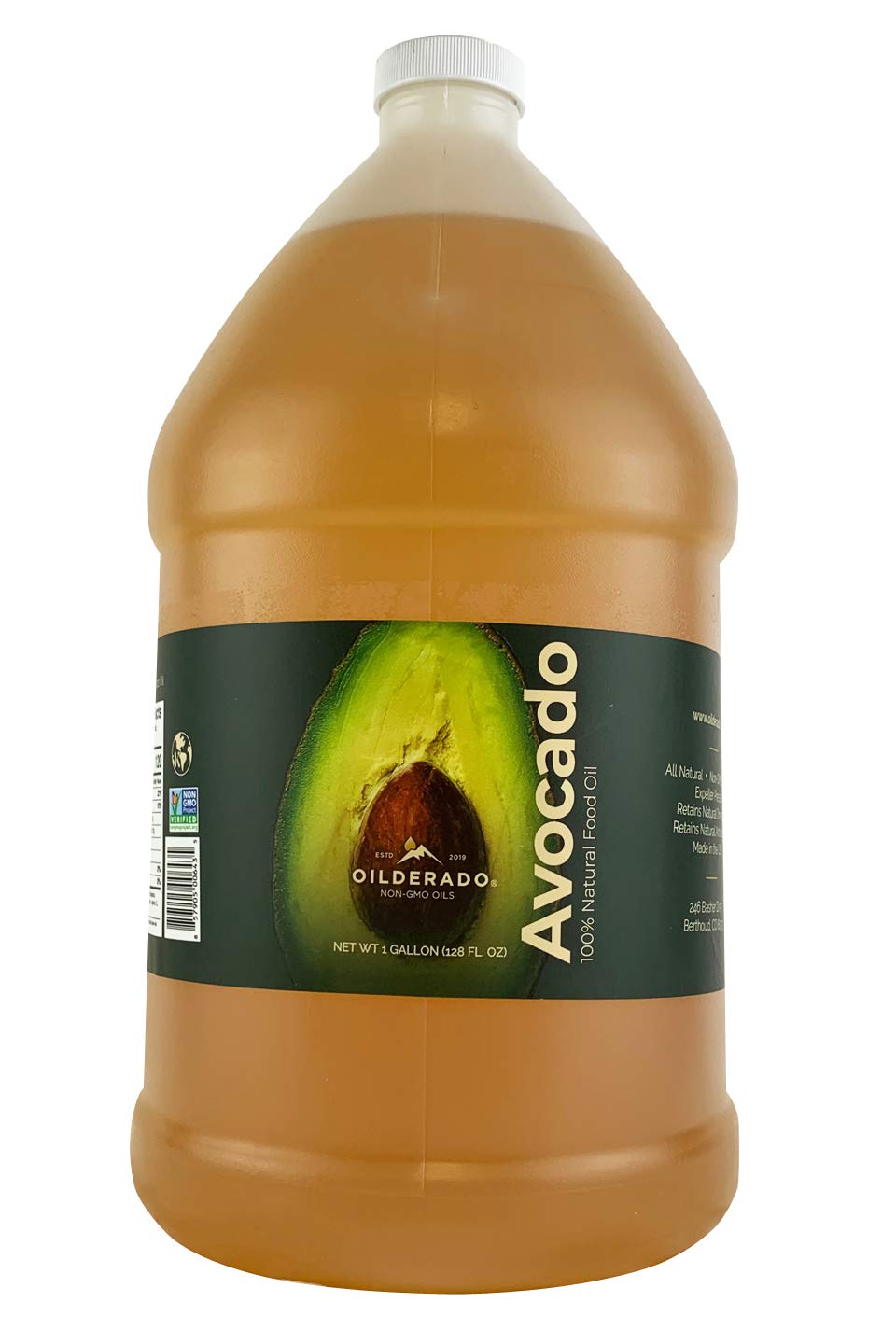 Oilderado Avocado Oil - 128 Fl Oz (Gallon) - Premium Cooking Oil