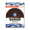 Rip Van Wafels Cookies & Cream Stroopwafels - Healthy Snacks - Non GMO Snack - Keto Friendly - Office Snacks - Low Sugar (3g) - Low Calorie Snack - 48 Count (Pack of 1)