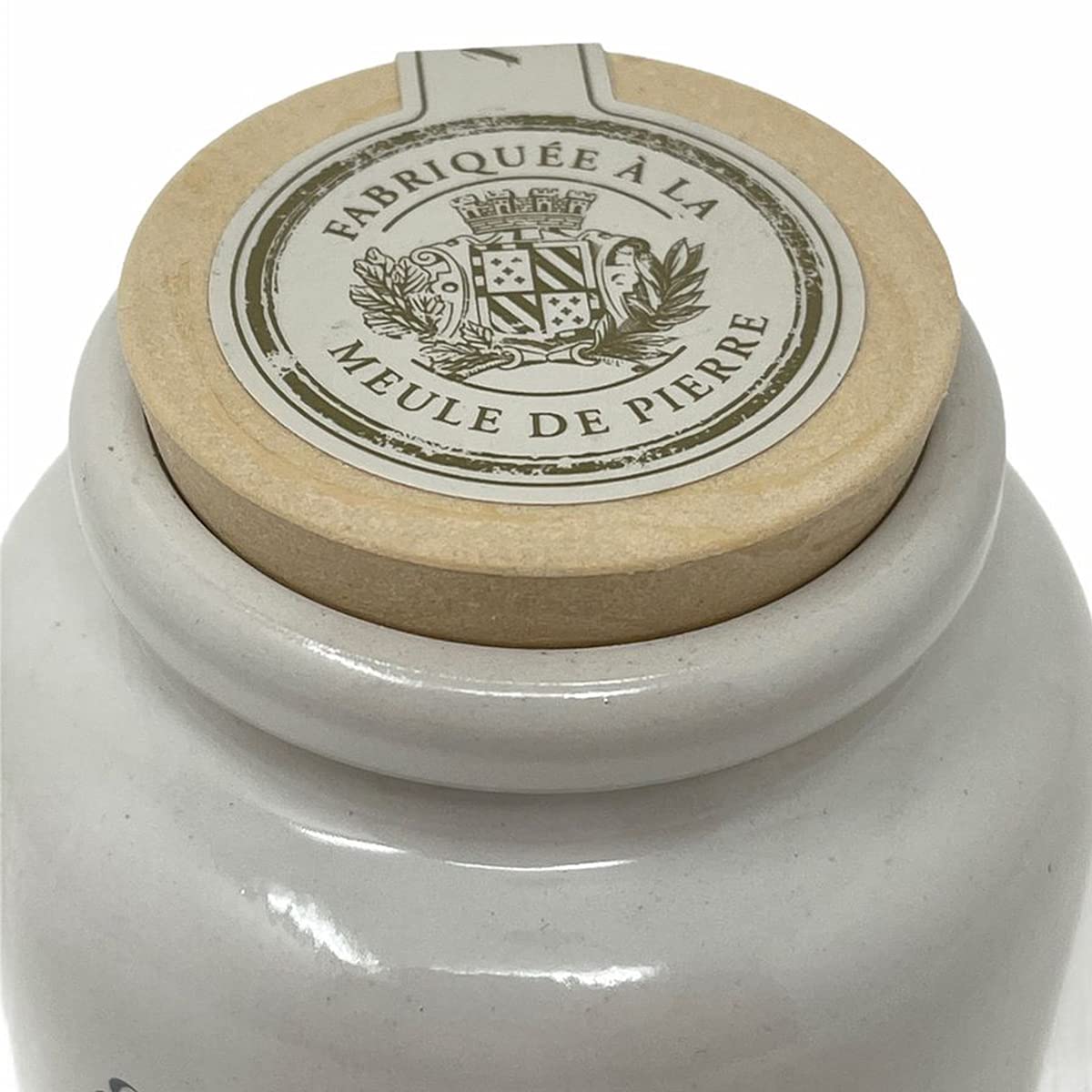 Edmond Fallot Old Fashion Grain Mustard Stone Jar - 8.8 Ounces