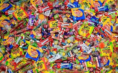 Bulk Candy Variety Pack - 10 lb Candy - Candy Bulk Individually Wrapped Candy- Halloween Candies - Trick Or Treat Candies - Piat