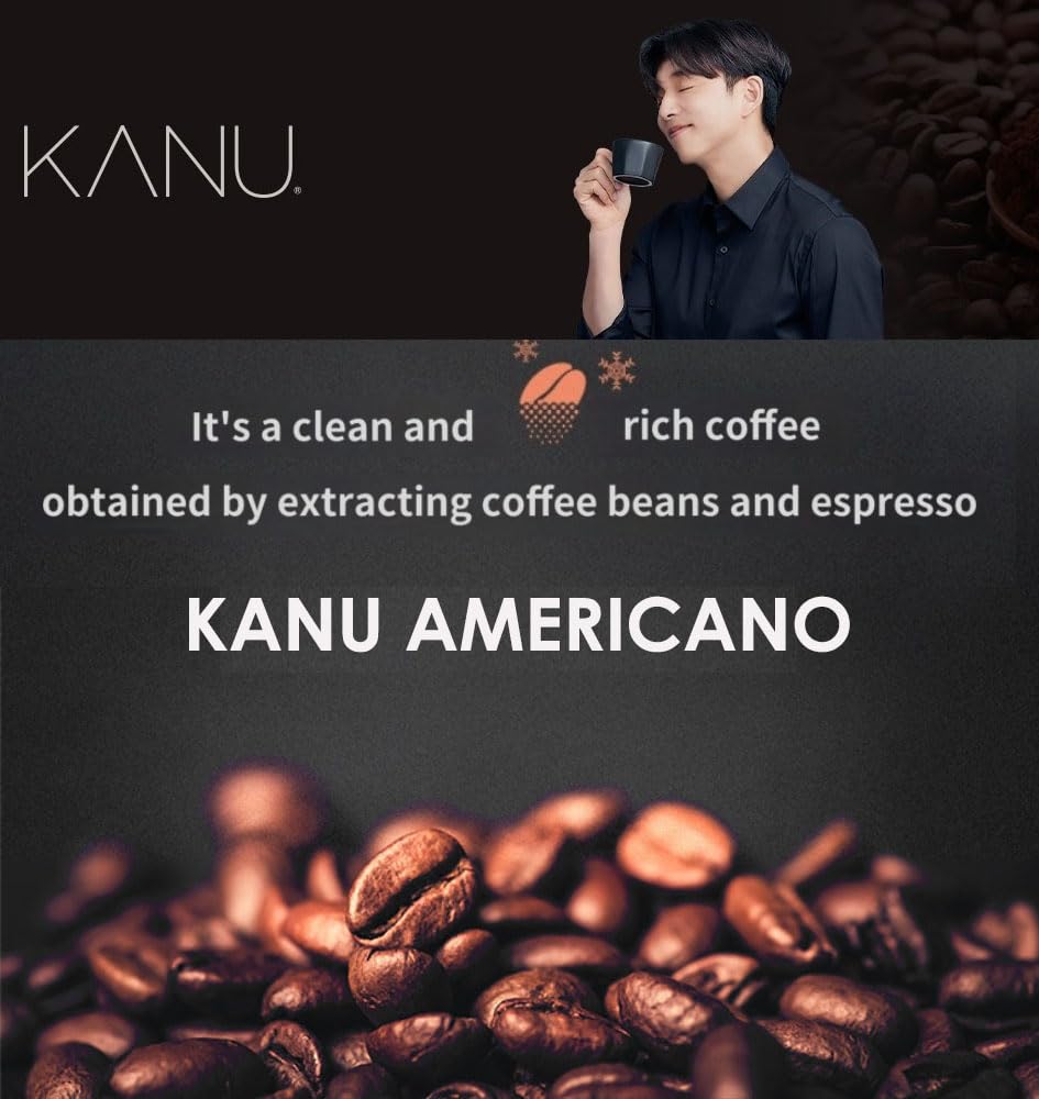 Generic Maxim Kanu Mini Dark Roasted Americano Coffee 0.9G X 150Sticks, Ship From Usa