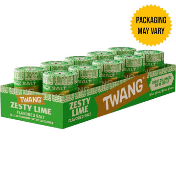 Twangerz Lime Seasoning Salt Snack Topping, 1.15-Ounce Shaker (Pack of 20)