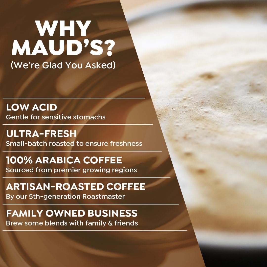 Maud'S Chocolate Mocha Cappuccino Coffee Pods, 50 Ct | Mochaccino Mocha Flavor | 100% Arabica Coffee | Solar Energy Produced Rec