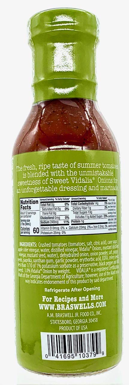 Braswell'S Vidalia Onion & Summer Tomato Dressing