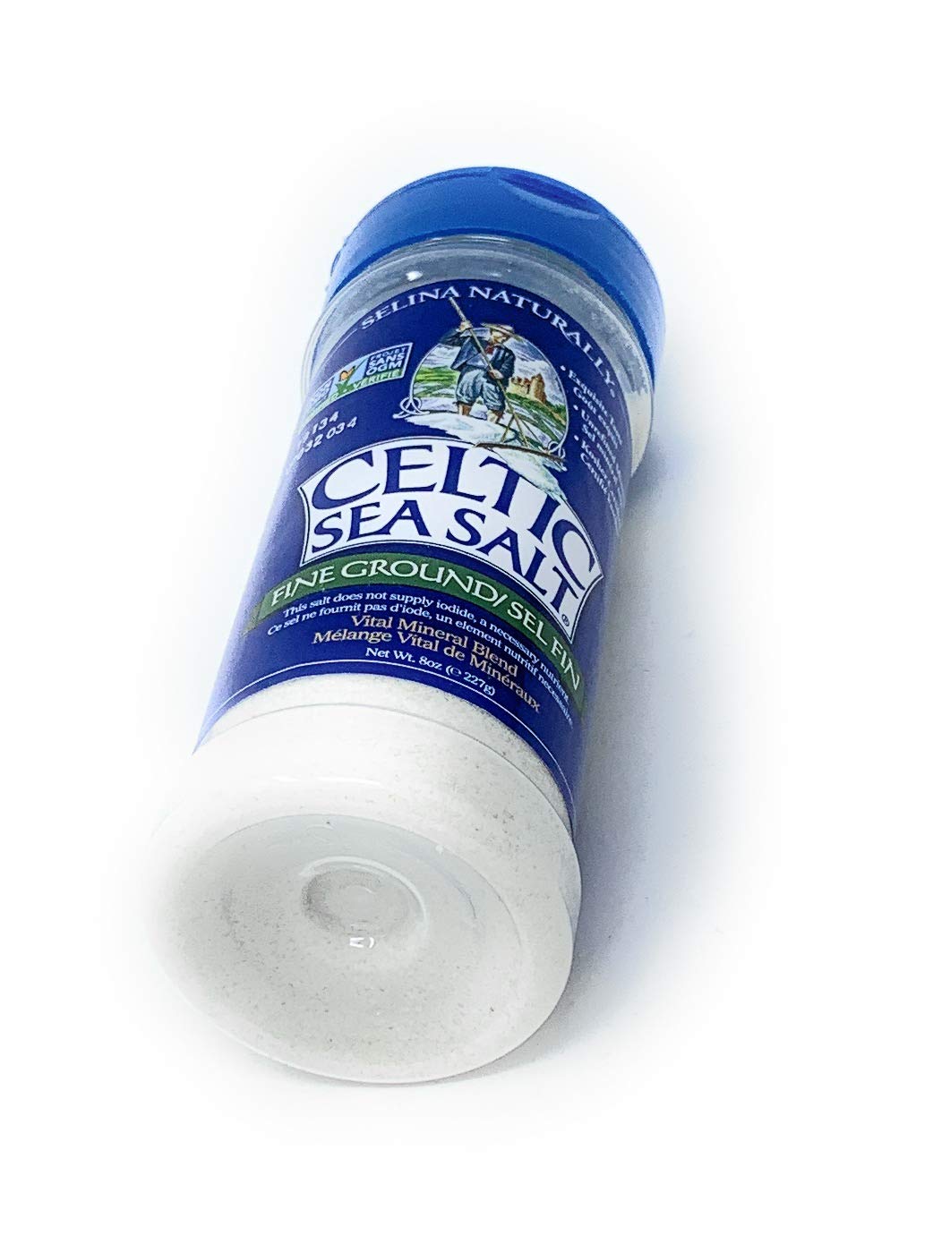 Celtic Sea Salt Fine Ground - 8 oz Shaker - Bulk 6 Pack