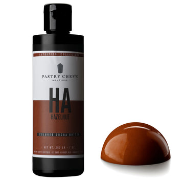 Pastry Chef's Boutique Intuition Collection Premium Colored Cocoa Butter Coloring for Chocolate - 8 oz. (Hazelnut Brown)