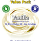 Gramzero Vanilla Sugar Free Pudding Mix 12-Pack, Great For Nutrition Club Meal Replacement Shakes, Low Calorie Dessert, Stevia S
