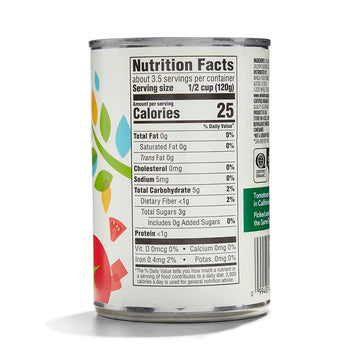 365 By Whole Foods Market, Organic Diced Tomatoes No Salt Added, 14.5 Ounce