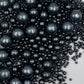 Edible Pearl Sugar Sprinkles Black Candy Mixing Size Baking Edible Cake Decorations Cupcake Toppers Cookie Decorating Celebratio