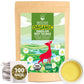 Wt Weetee Organic Dandelion Root Tea Bags, Pure Raw Dandelion Root 100 Count, Earthy & Refreshing Herbal Tea