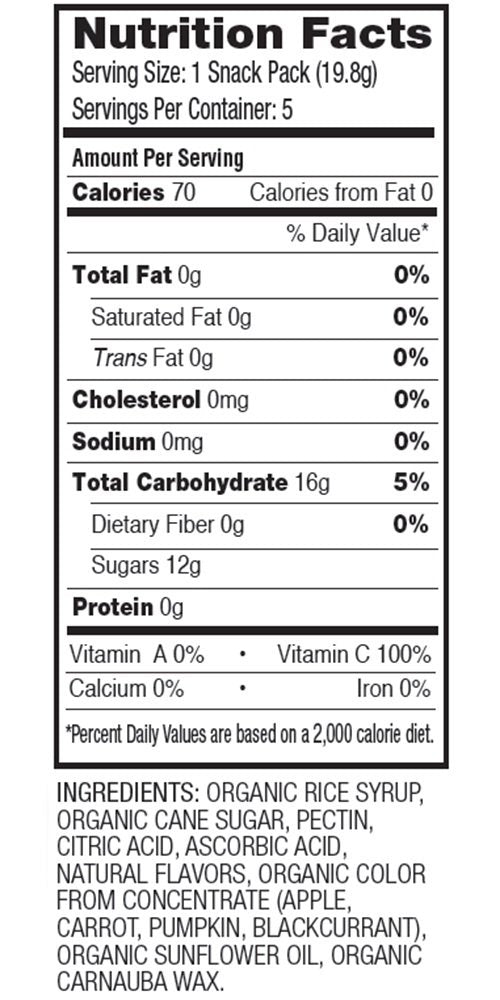 YumEarth Organic Fruit Snacks, 5-0.7oz. Fruit Flavored Snack Packs, Allergy Friendly, Gluten Free, Non-GMO, Vegan, No Artificial