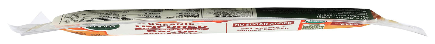 Whole Foods Market, Pork Bacon No Sugar Added Organic Step 1, 8 Ounce