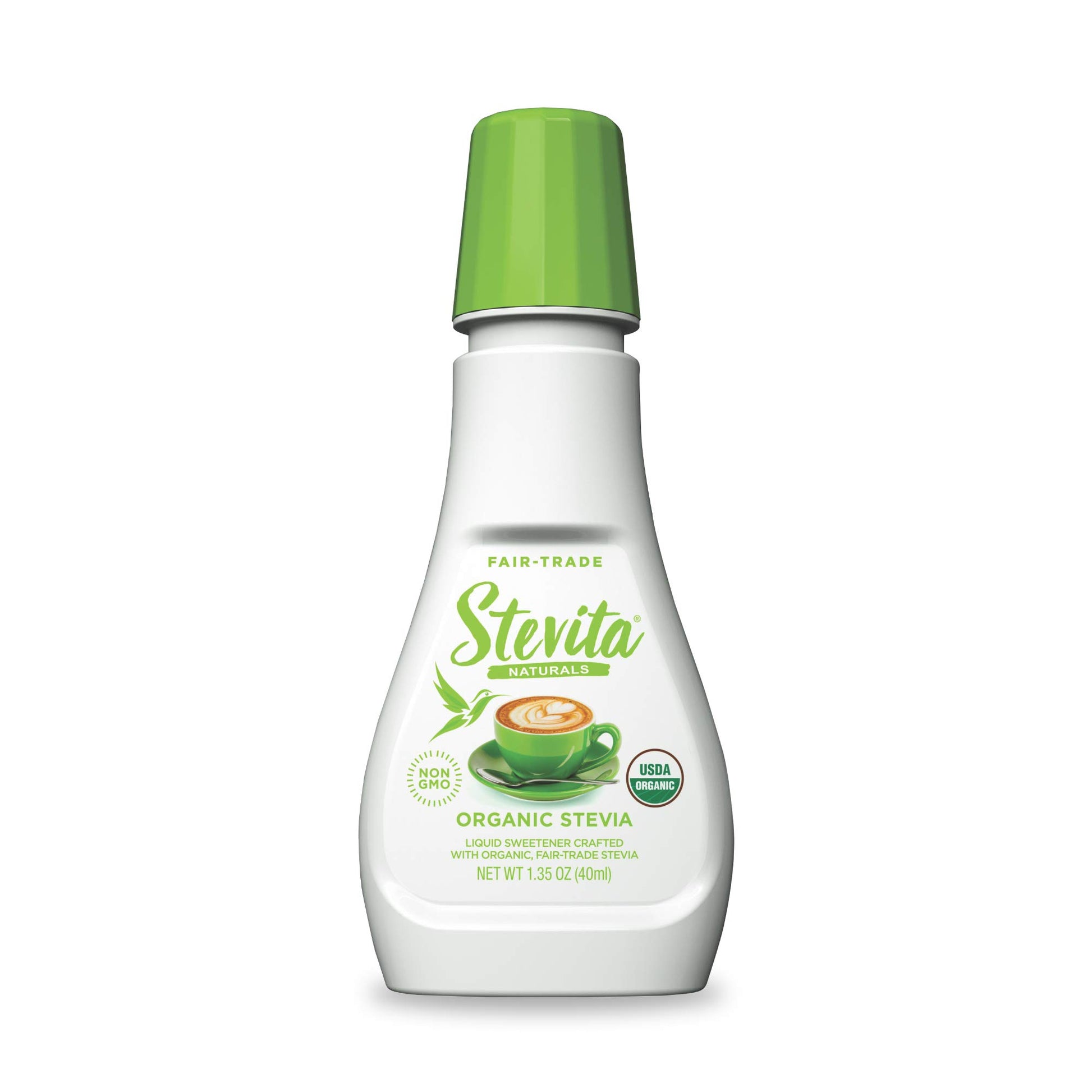 Stevita Organic Liquid Stevia - 1.35 Oz - All-Natural Sweetener, Zero Calories - Usda Organic, Non-Gmo, Vegan, Kosher, Keto, Pal