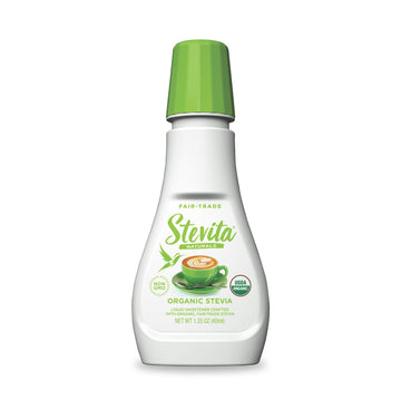 Stevita Organic Liquid Stevia - 1.35 Oz - All-Natural Sweetener, Zero Calories - Usda Organic, Non-Gmo, Vegan, Kosher, Keto, Pal