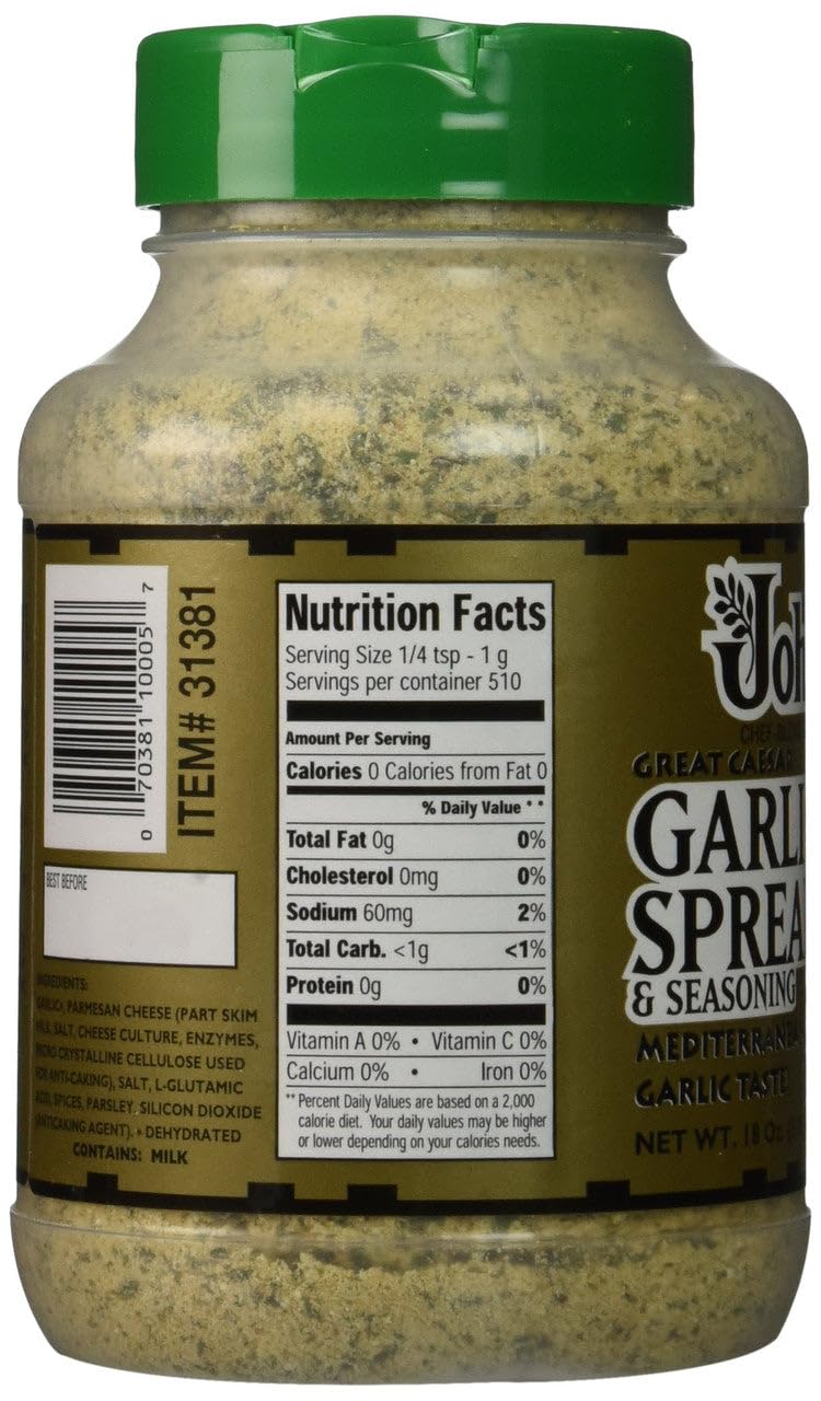 Johnny'S Garlic Spread & Seasoning - 18 Oz (2-Pack) By Johnny'S