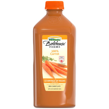 Bolthouse Farms Vegetable Juice Smoothie, 100% Carrot, 52 fl. oz. Bottle