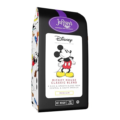 Joffrey'S Coffee - Disney Mickey Mouse Classic Blend, Disney Specialty Coffee Collection, Artisan Medium Roast Coffee, Arabica C