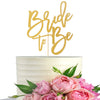 Bride To Be Cake Topper - Gold Glitter Bridal Shower Cake Decoration/Birdal Wedding Cake Decoration Supplies/Gold Engagement Cak