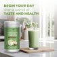 Cacafe Coconut Matcha - Creamy & Sweet Japanese Health Drink - Green Tea Latte Drinking Mix For Hot, Cold, Or Iced Beverages 19.