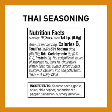 Spice Hunter The Blend oz. jar, Thai seasoning, 2 Ounce (Pack of 2)