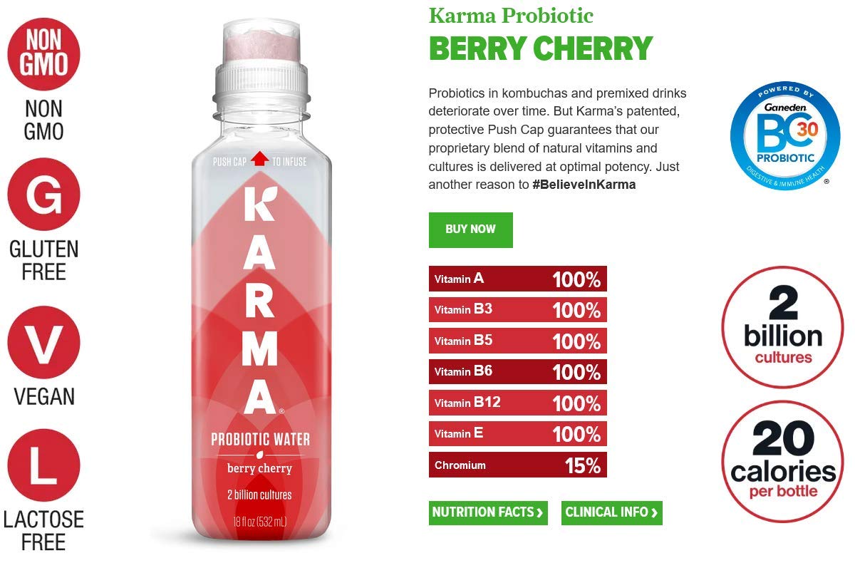 Karma Wellness Water Priobiotics (Variety Pack)