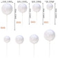 Rssta i Mini Balloon Cake Topper - 30 PCS Faux Pearl Foam Balls - White - Model XM237-white - Ideal for Baby Shower, Wedding, Birthday Decor