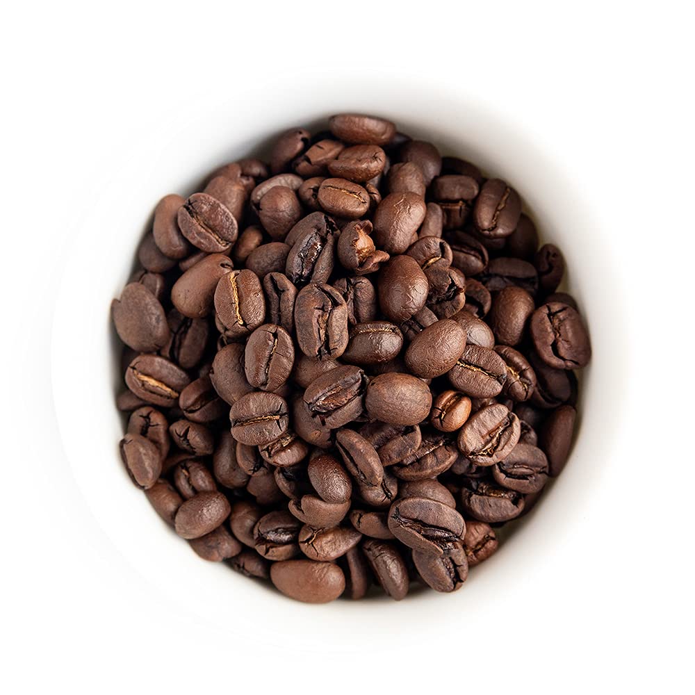 Fresh Roasted Coffee Organic Half-Caf Medium Roast Whole Bean 12 oz