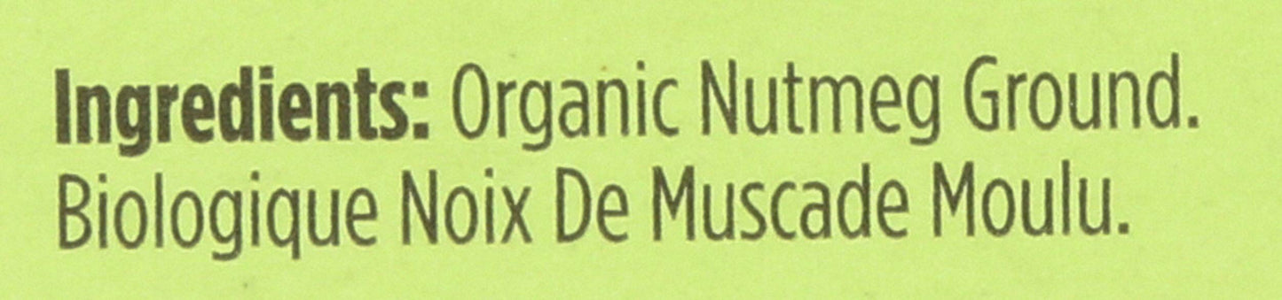 Spicely Organic Nutmeg Powder (0.40 OZ ecoBox)