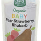 365 By Whole Foods Market, Baby Food Pear Strawberry Rhubarb Organic, 4 Ounce