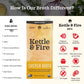 Kettle and Fire Organic Chicken Broth, Keto, Paleo, and Whole 30 Approved, Gluten Free, High in Protein and Collagen, 4 Pack (32