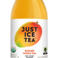Just Ice Tea Organic Iced Tea, 16 Fl Oz Glass Bottles (Pack of 4) (Mango White Tea)