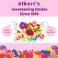 Alberts Cotton Candy – 12 Pack – Yellow Fluffy Sweet Treat – Resealable Tubs – Perfect For Parties & Events (Banana)