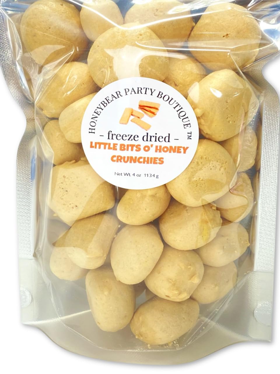 Freeze Dried Candy Bit O' Honey (4 Oz Bag) - Shipped In A Box