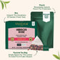 VAHDAM Hibiscus Flowers Herbal Tea Bags, Caffeine Free, Non GMO, Gluten Free, 100 Count, Resealable Ziplock Pouch